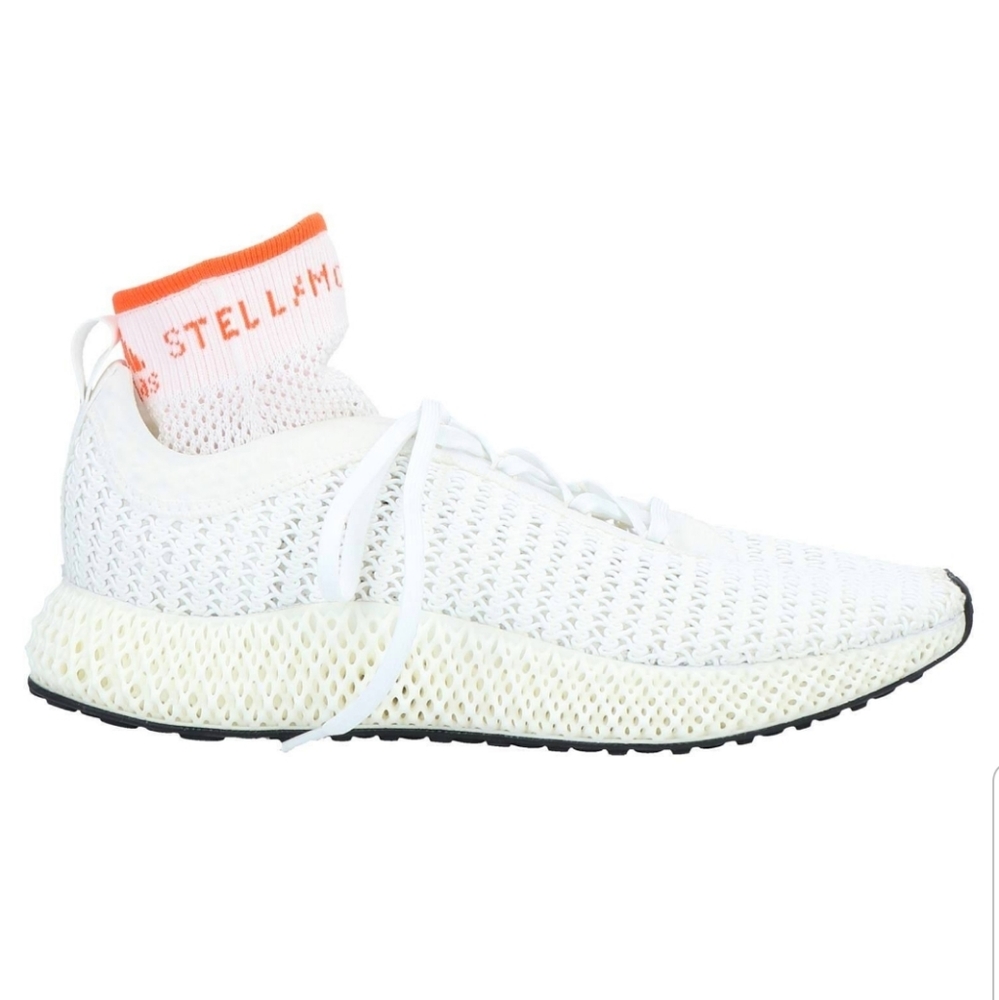 Adidas by Stella McCartney Alphaedge 4D Printed Running Sneakers White S… - Picture 2 of 8